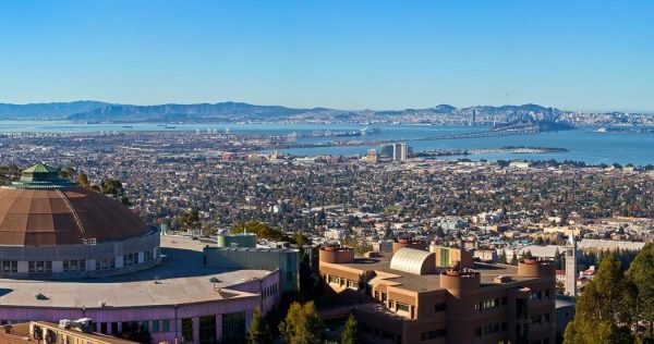 Berkeley Lab panoramic view including San Francisco Bay