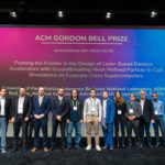 Group photo of Gordon Bell Award winners at SC22